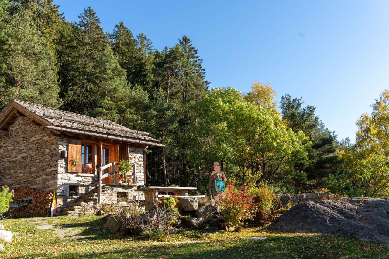 Resalbert Chalet Chiavenna Bagian luar foto
